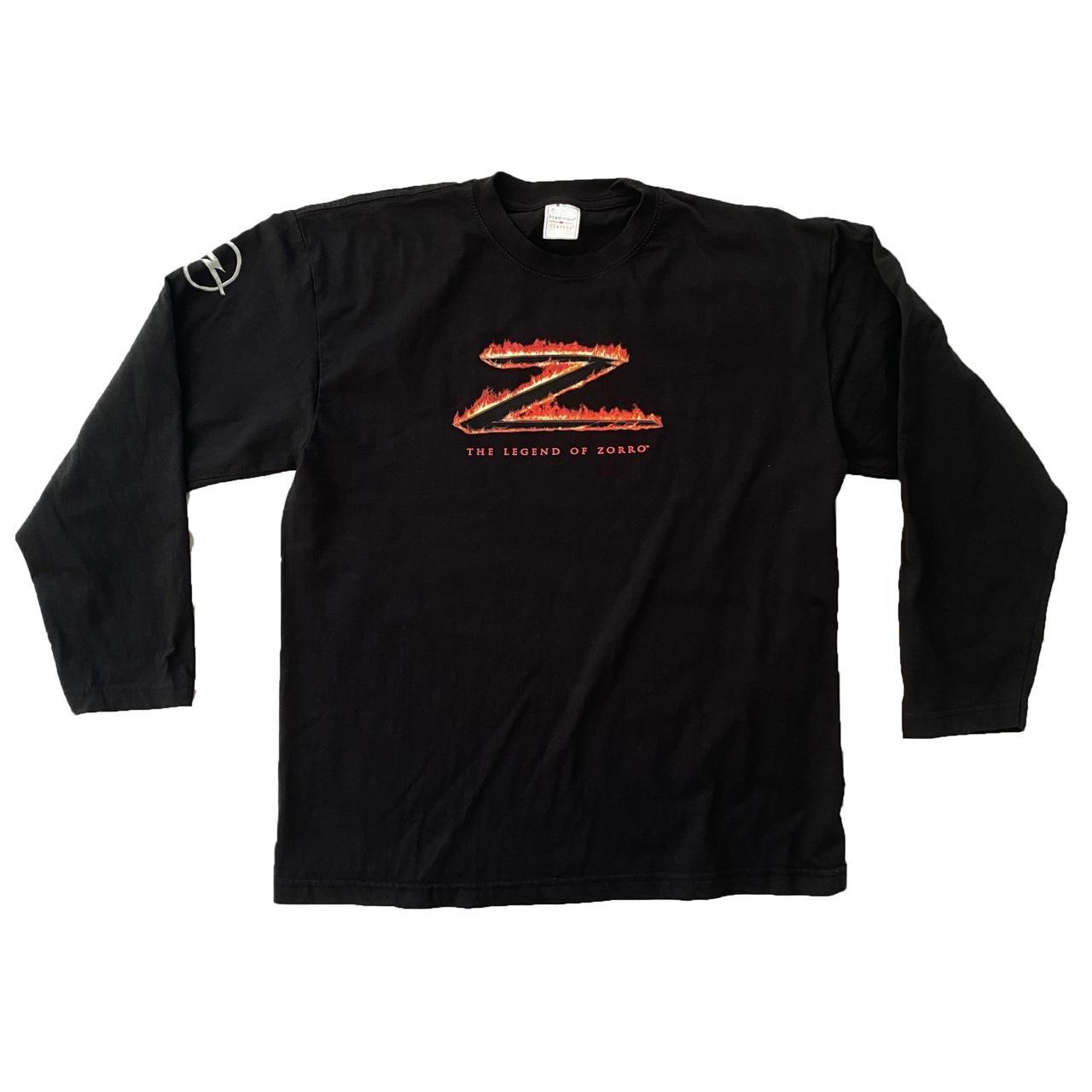 2005 zorro top movie shirt size xl