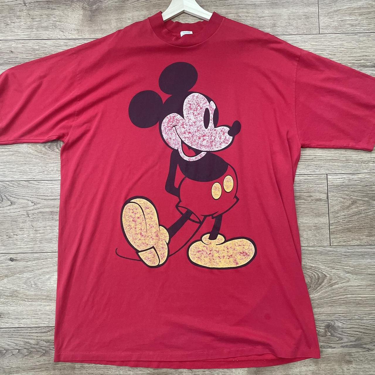 Disney Women's Red T-shirt | Depop