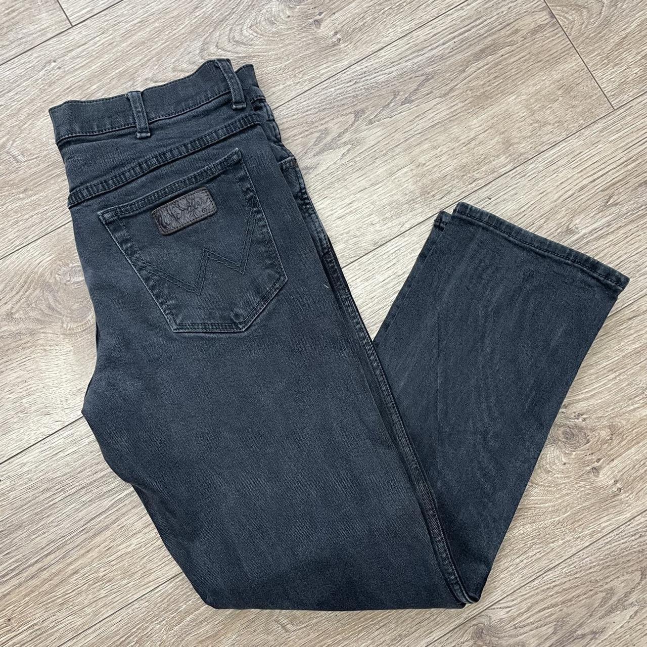 Wrangler Men's Black Jeans | Depop