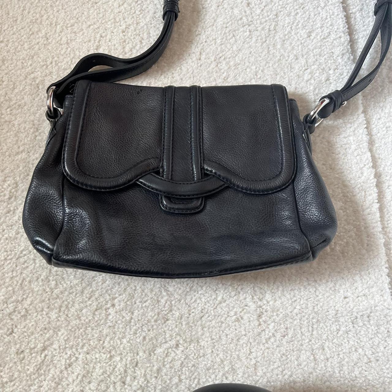 Radley Black Leather crossbody/Shoulder Bag with... - Depop