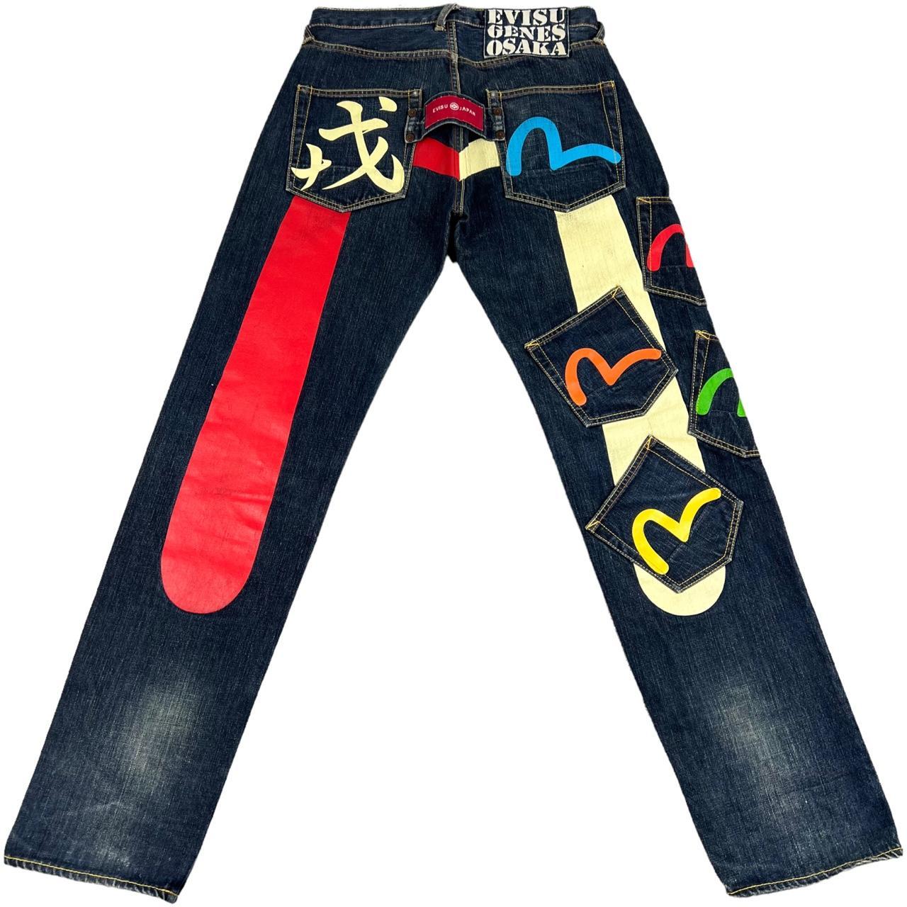 Evisu Multipocket Daicock Japanese Selvedge Denim... - Depop