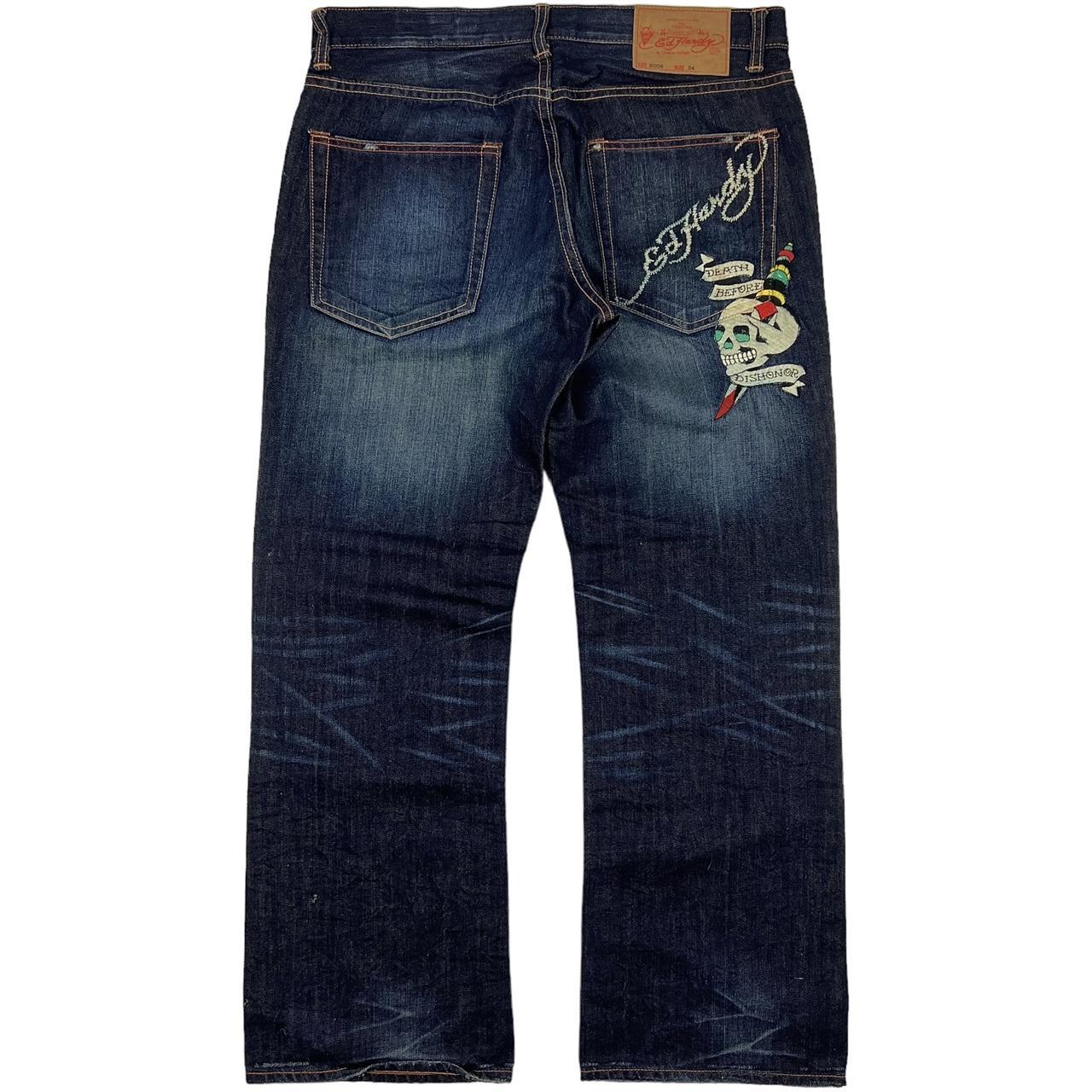Ed Hardy Men's Multi Jeans | Depop