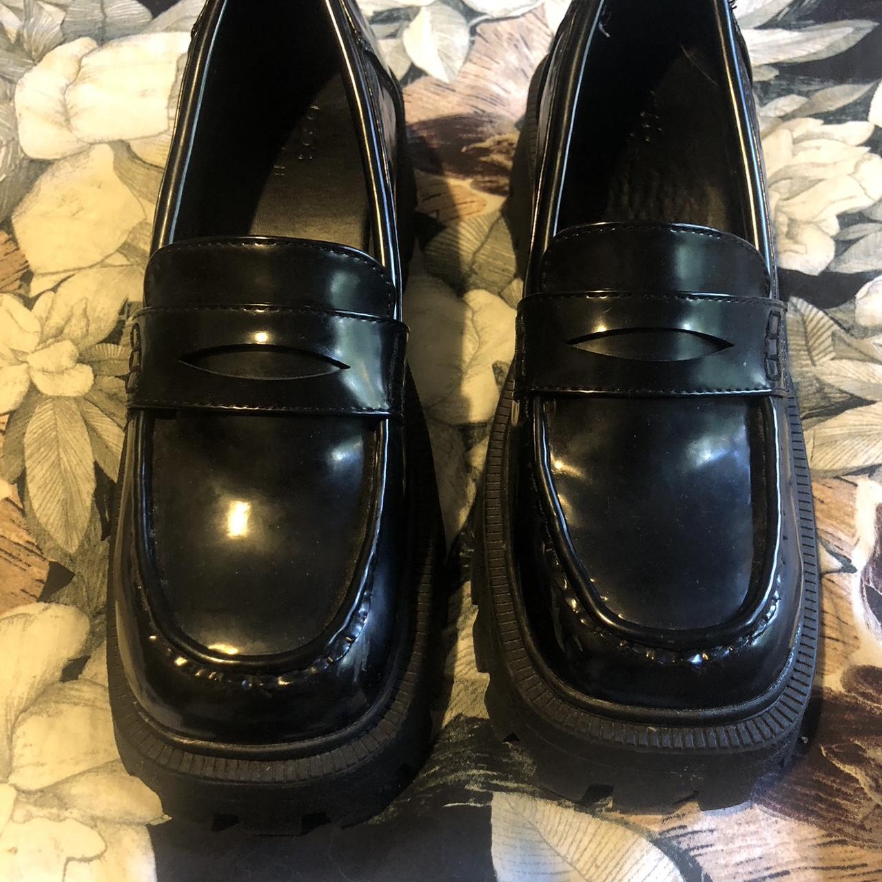 ASOS Women's Black Loafers | Depop