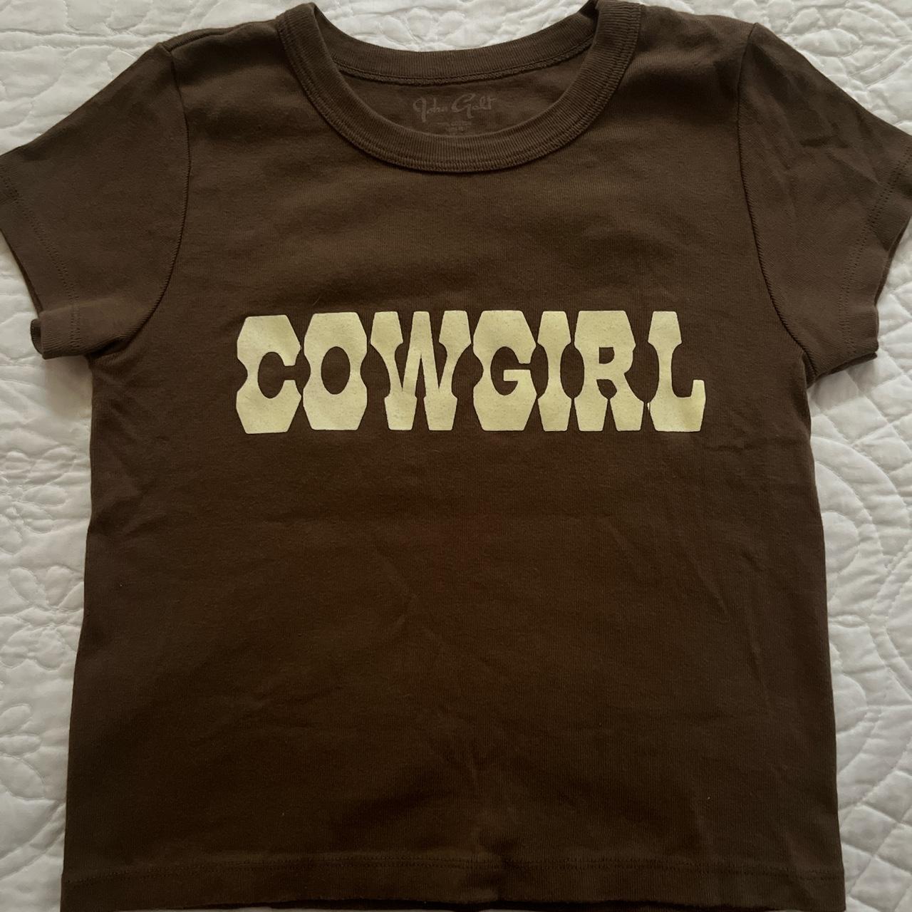 Cowgirl Brandy Melville Shirt! In good condition,... - Depop