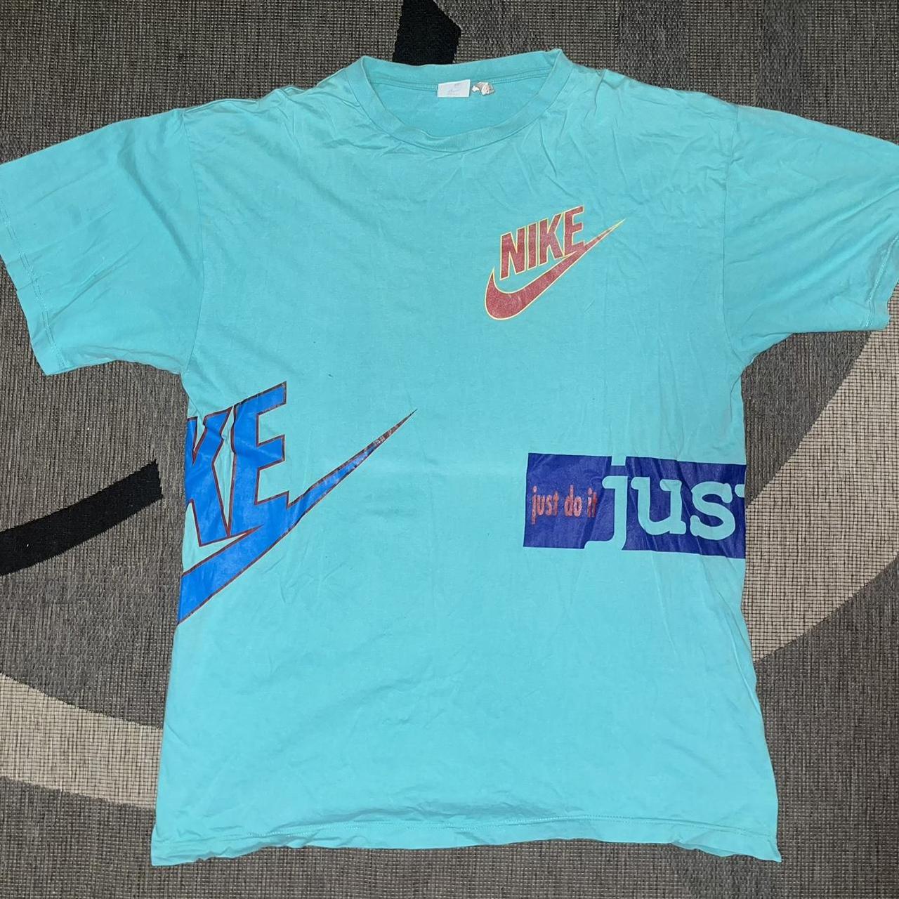 aqua nike shirt