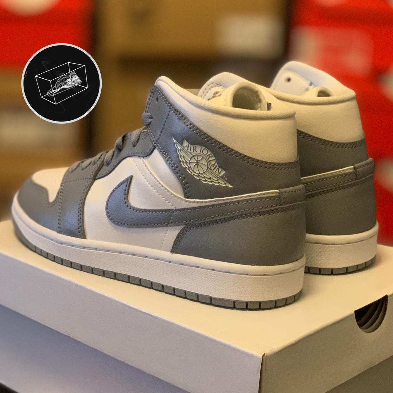 womens air jordan 1 mid grey