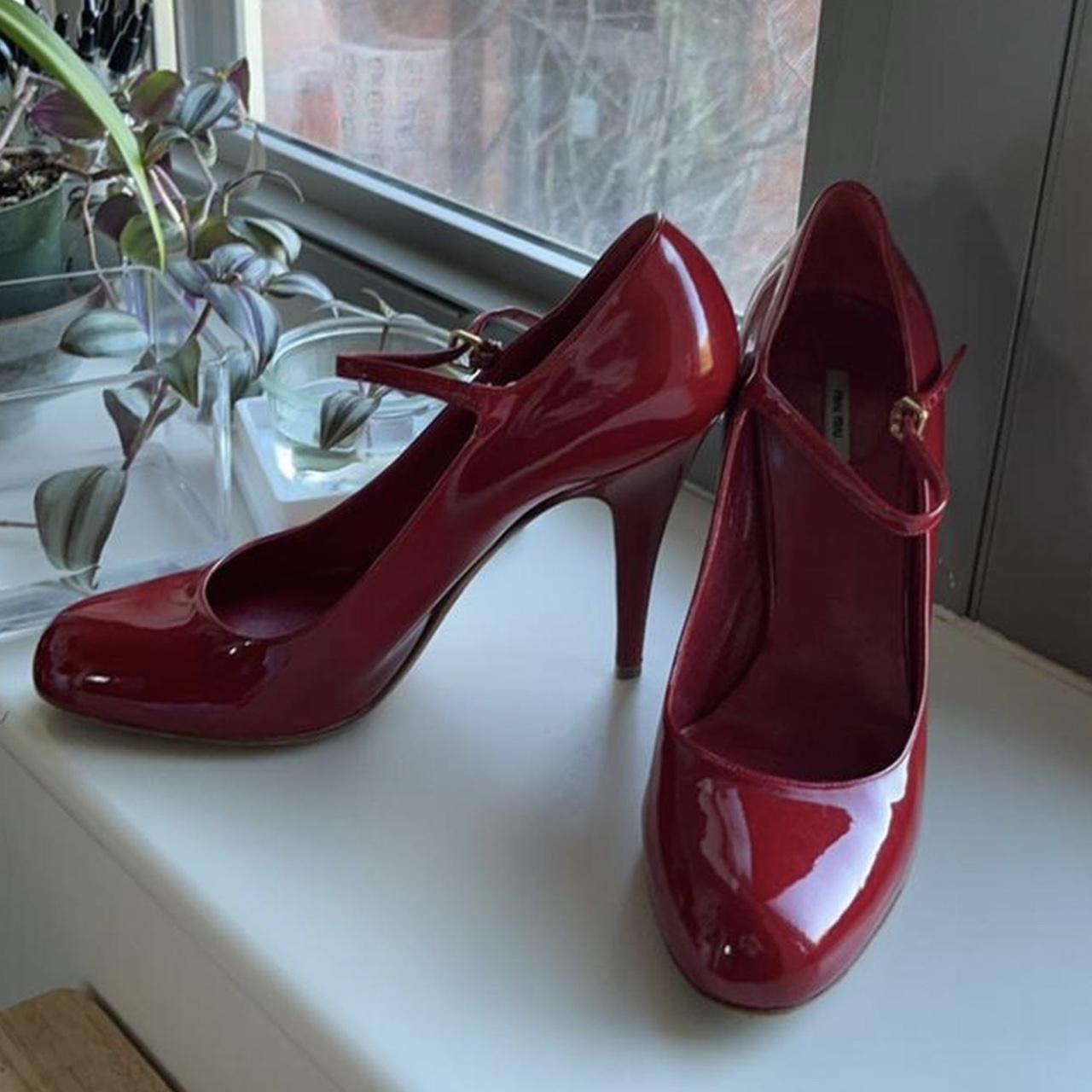 miu miu red heels