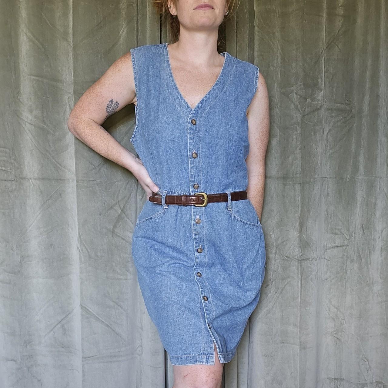 Gloria vanderbilt denim dress hotsell