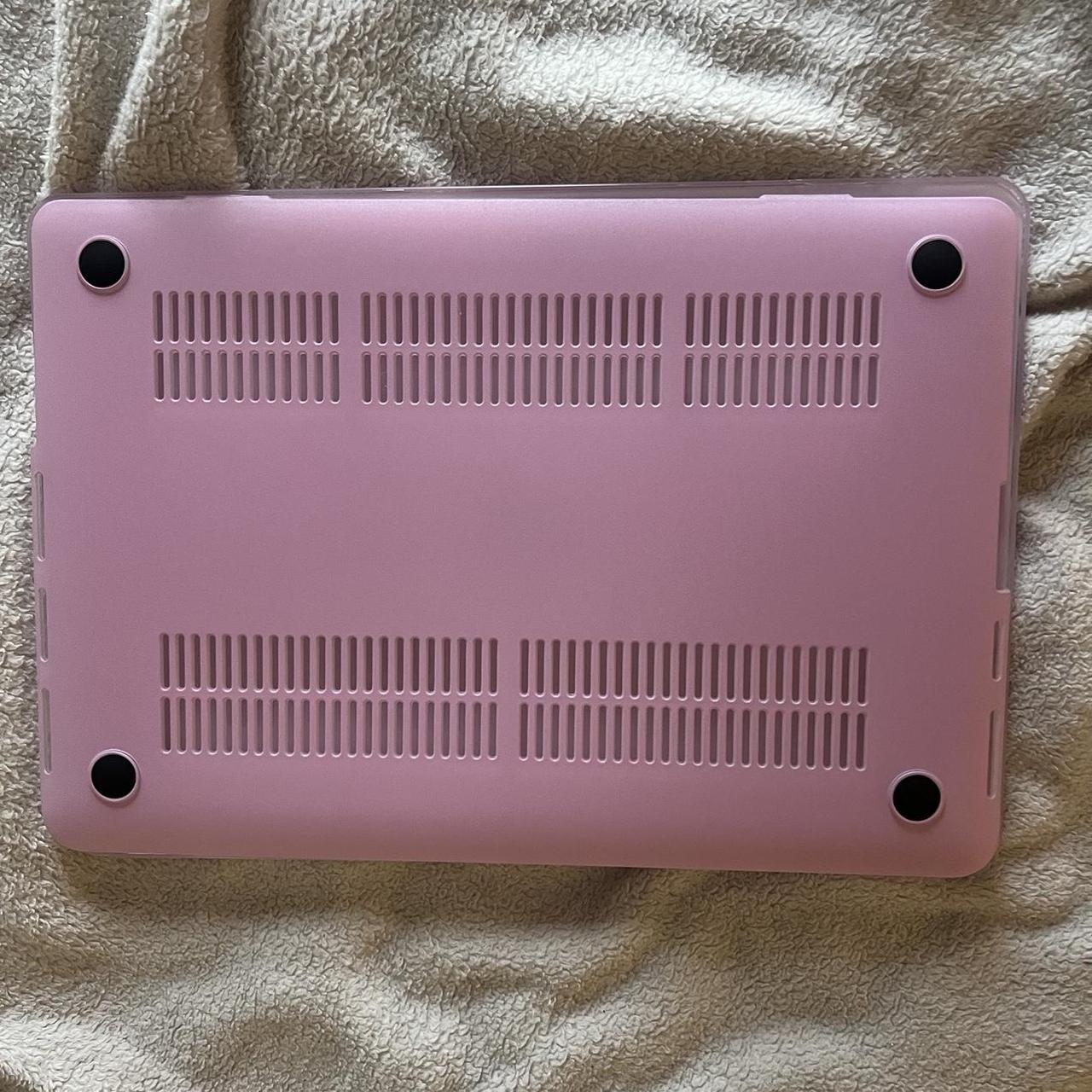 pink macbook air case (never used wrong size) for... Depop