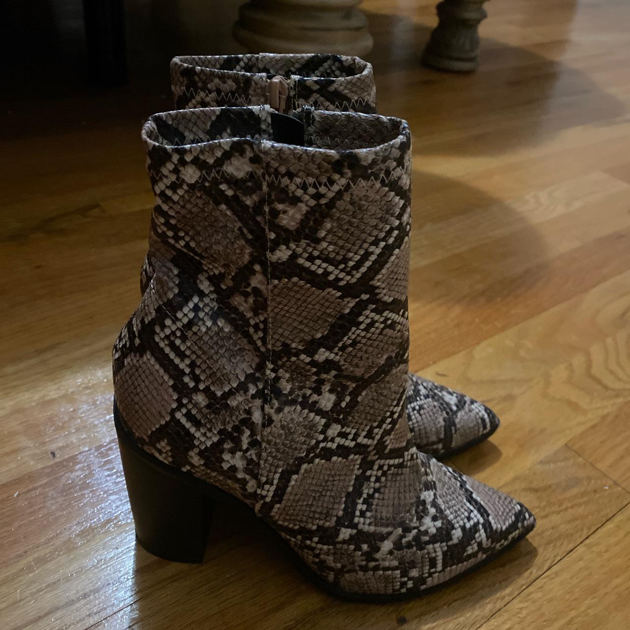 lulus snakeskin boots