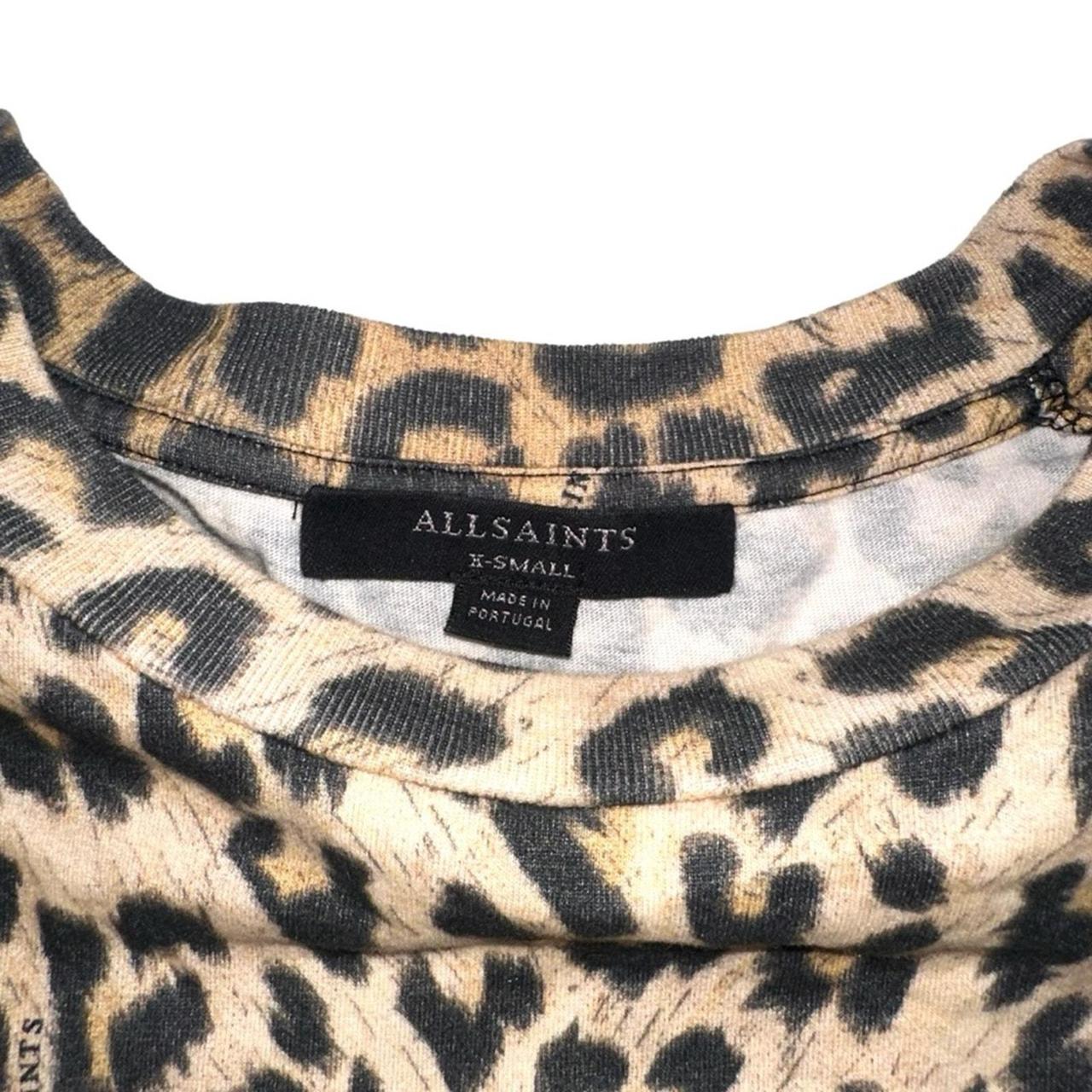 NWOT Allsaints - Coni Leopard Print Dress - size 2024 Small