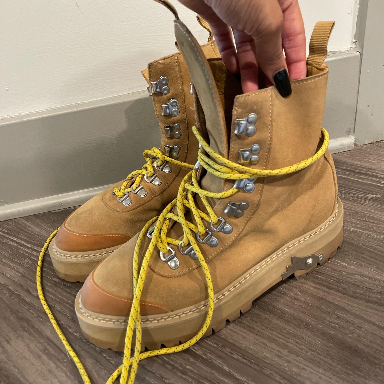 Hiking boots hot sale off white