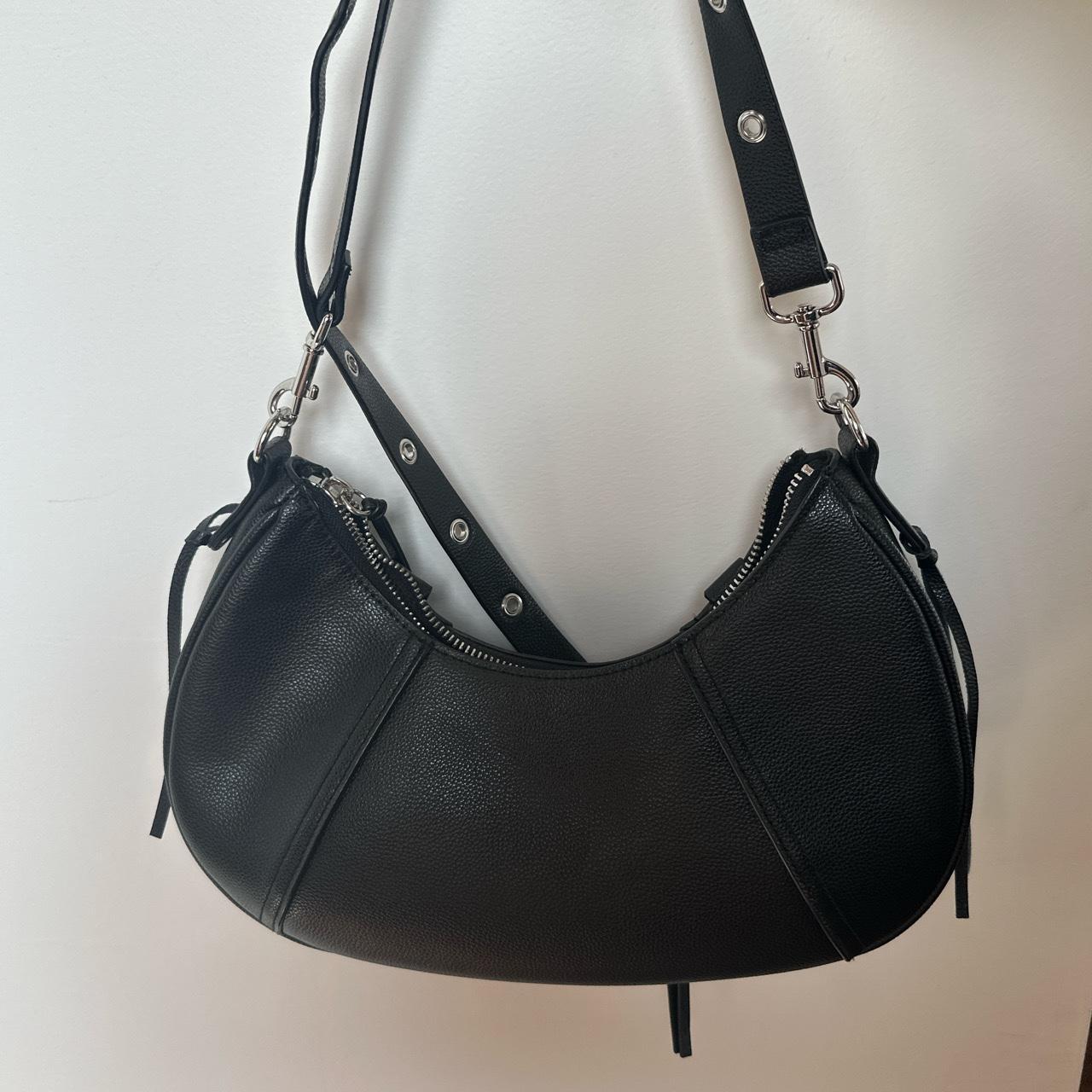 Black bag silver hardware Depop
