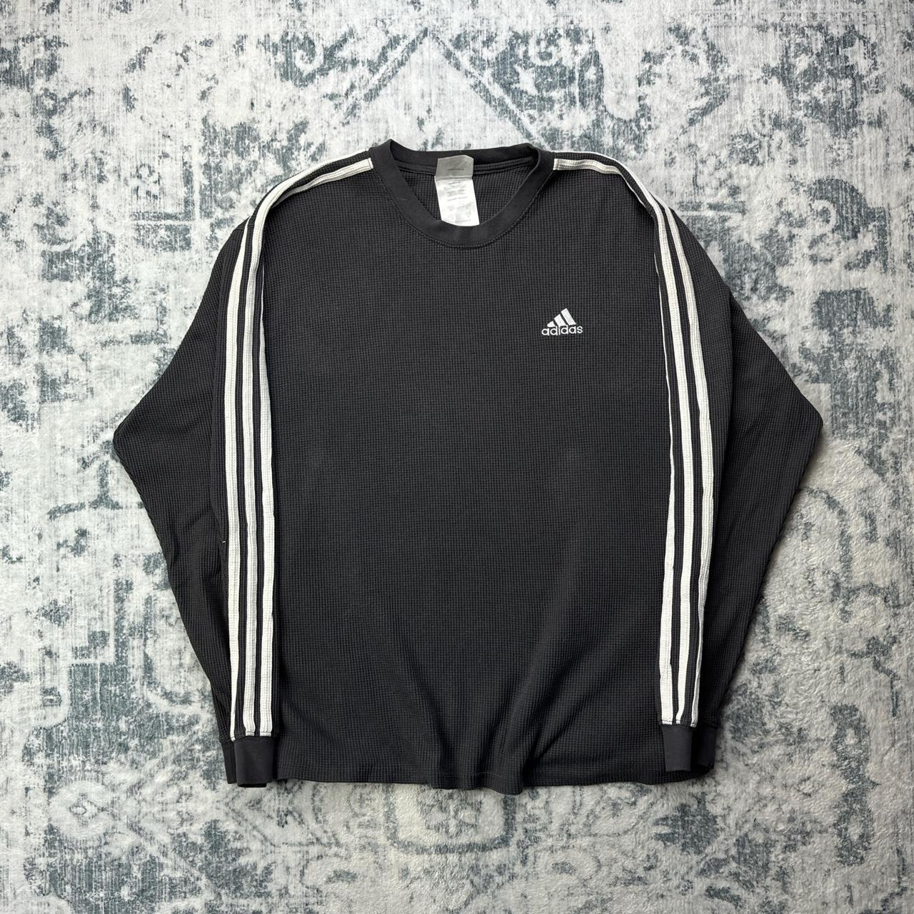 Vintage adidas sweatshirt dark grey adidas plain. Depop