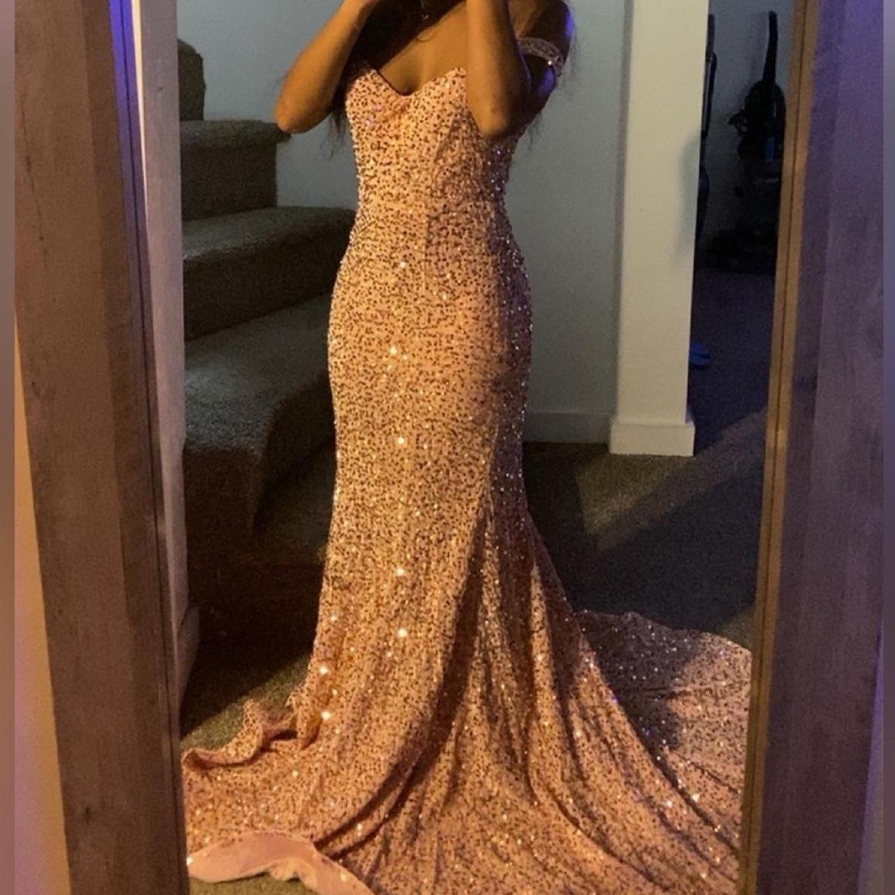 Fashion Nova “Alora Sequin Maxi Gown”