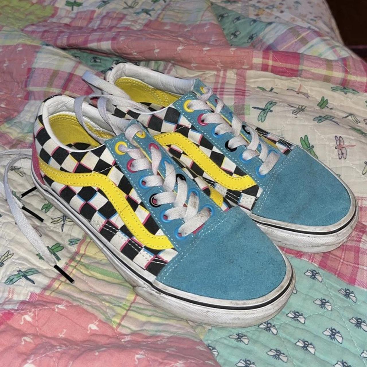 Retro best sale colored vans