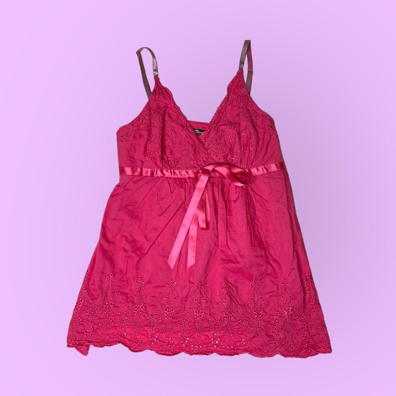 Jane Norman Women's Pink Vest | Depop