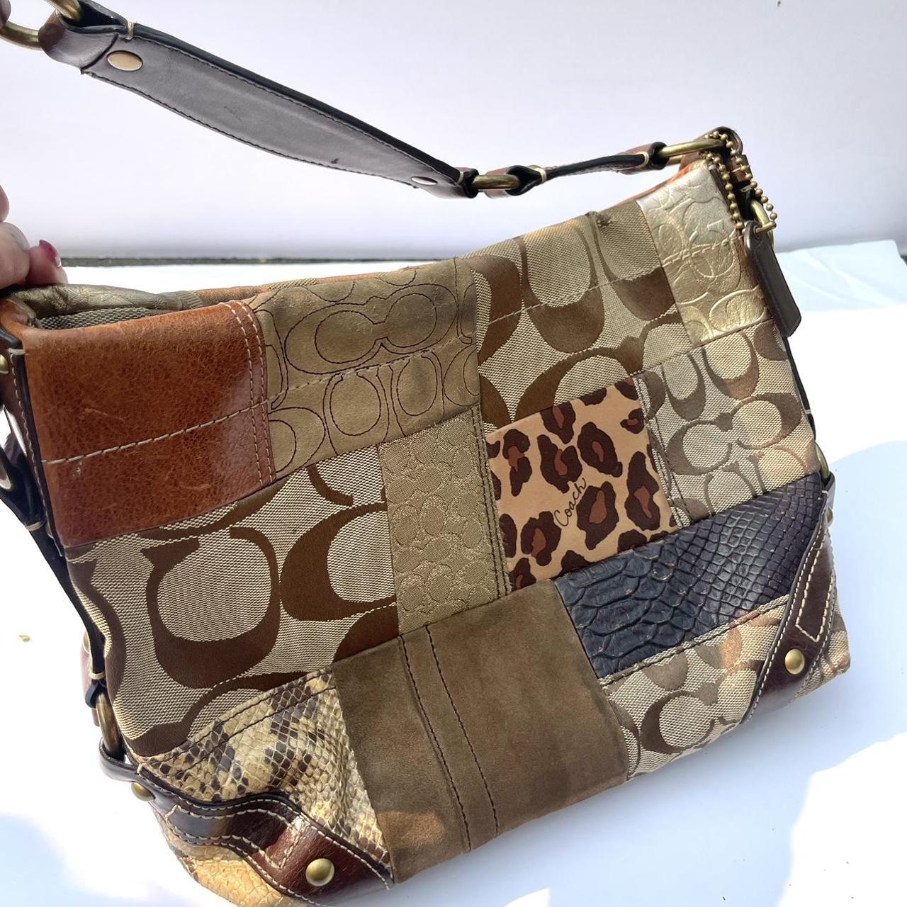 Coach on sale patchwork purse