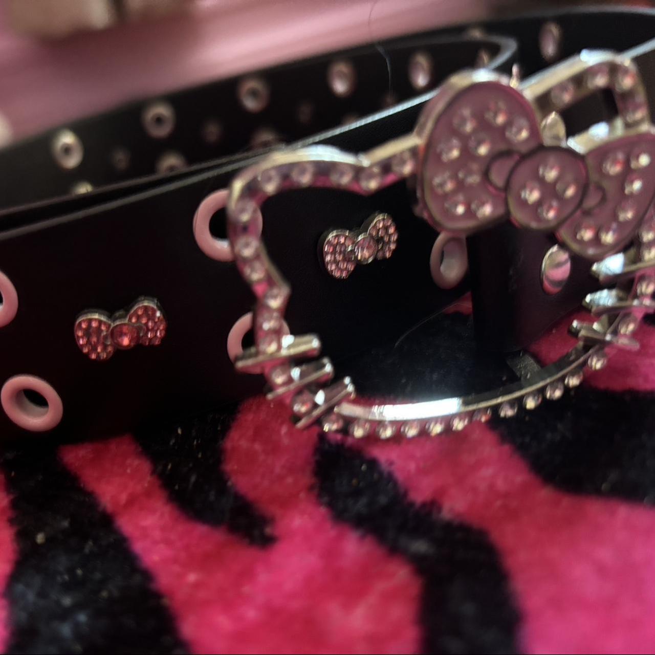 2007 Hello Kitty Sanrio Metallic Pink Monogram - Depop