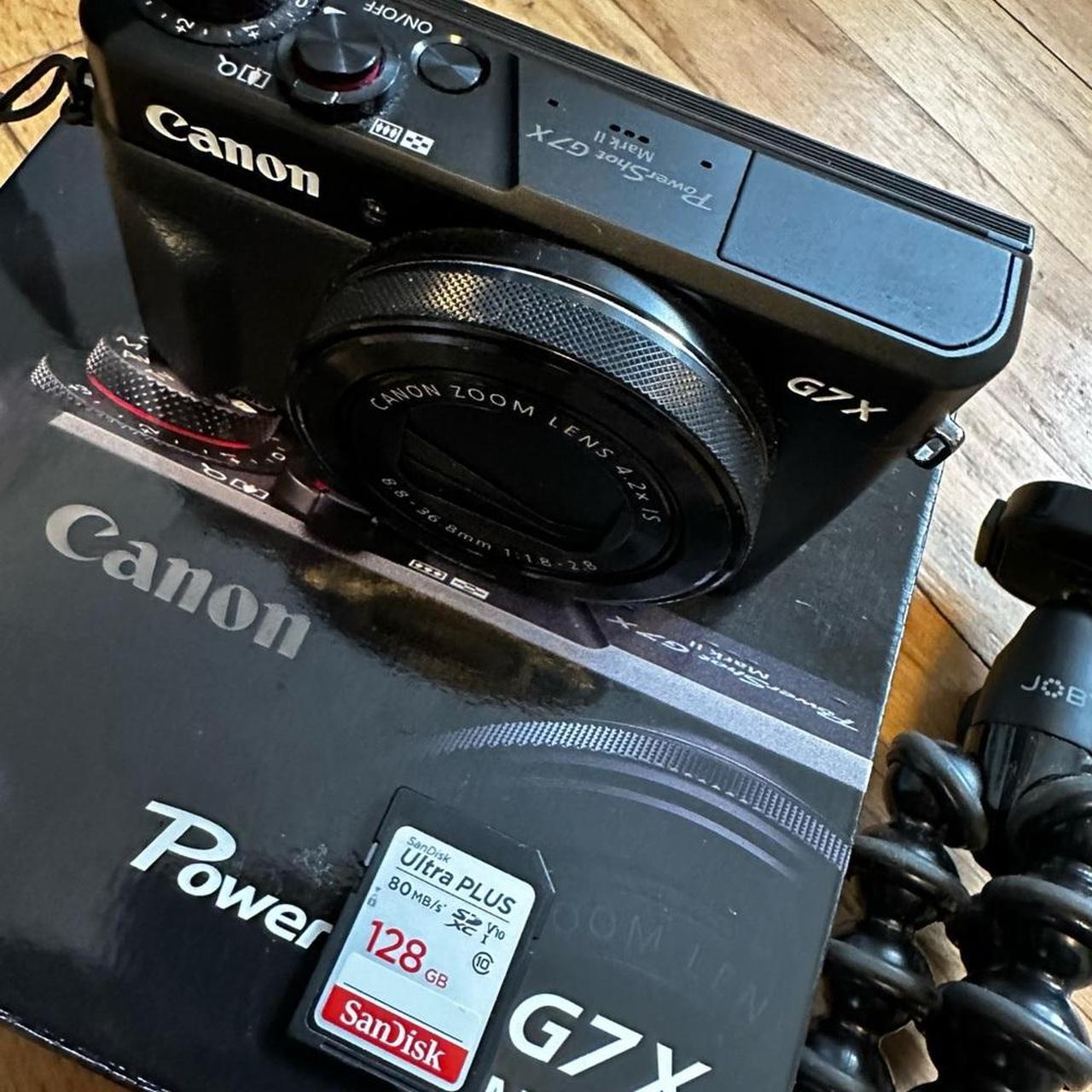 Canon Powershot G7x Mark Ii - Black Excellent - Depop