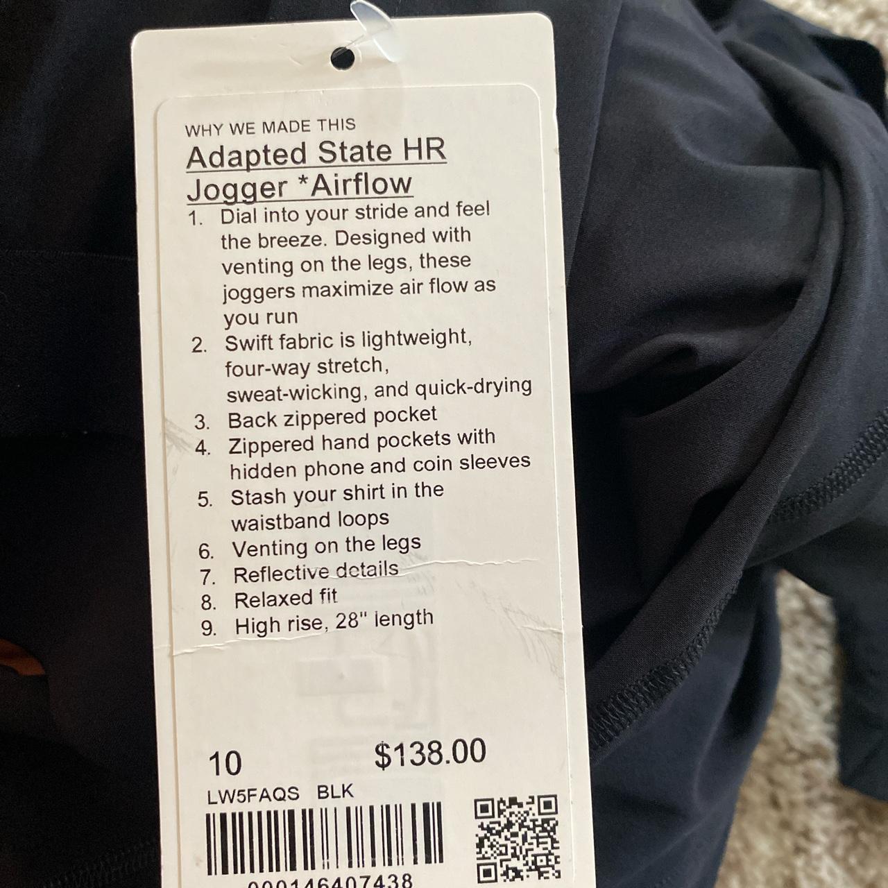 Lululemon Adapted State High-rise Joggers Airflow
