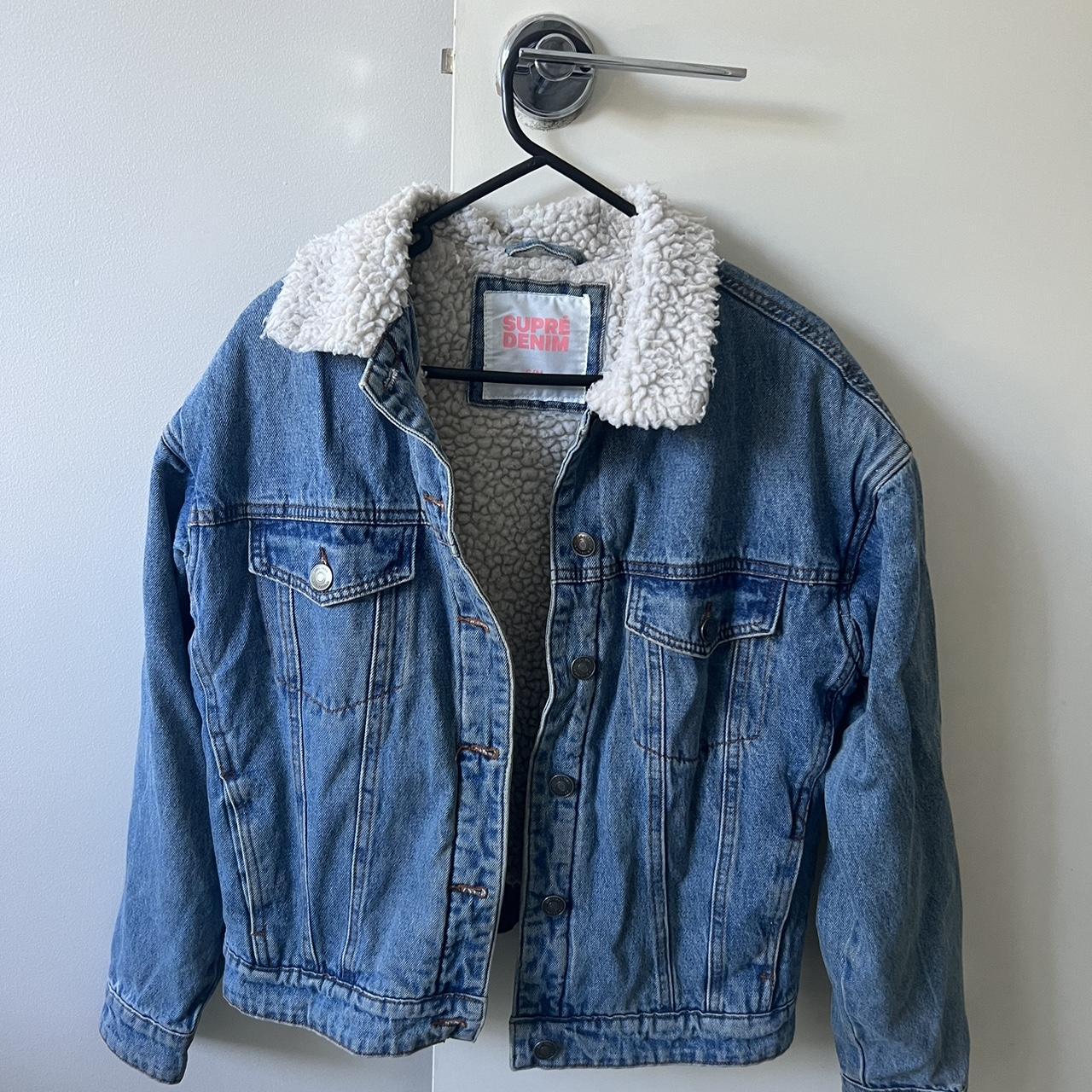 Supre Denim Jacket Only worn twice. - Depop