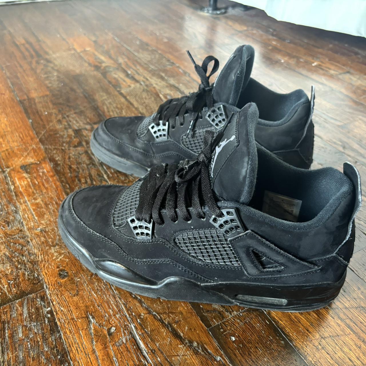 retro 4 black cat size 10