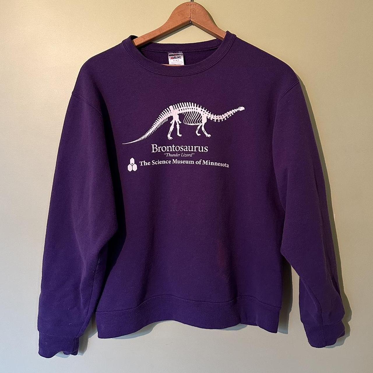 Purple hot sale brontosaurus hoodie