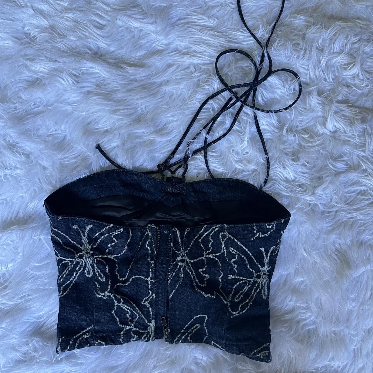 LUCIA BUTTERFLY CORSET TOP ~ Jaded London🦋💿🗝️ worn | Depop
