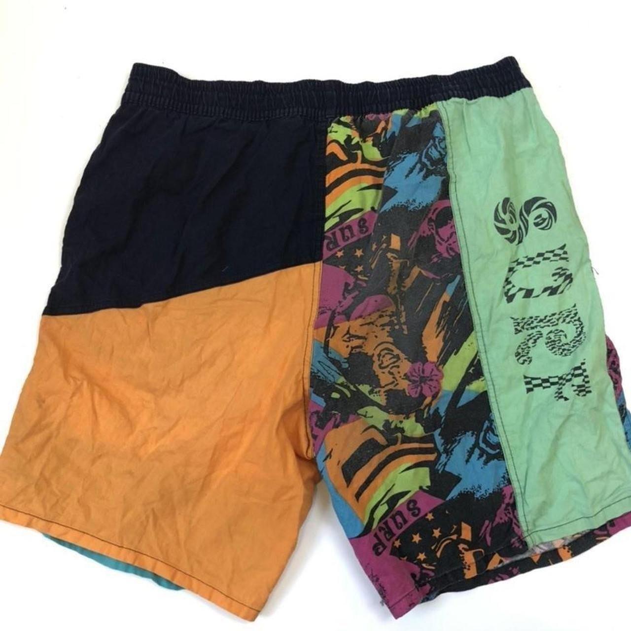 Shorts 80s 90s vintage retro Festival ibiza summer... - Depop