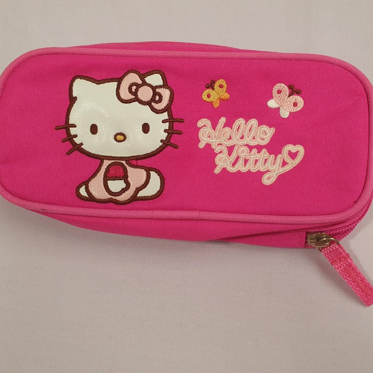 Sanrio Hello Kitty zip up pencil case / storage... - Depop