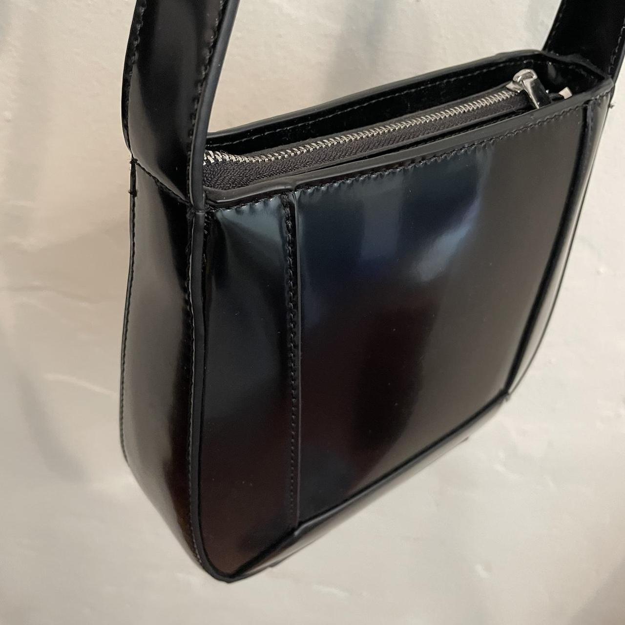Brand new shiny black purse from Zara, never used it. - Depop