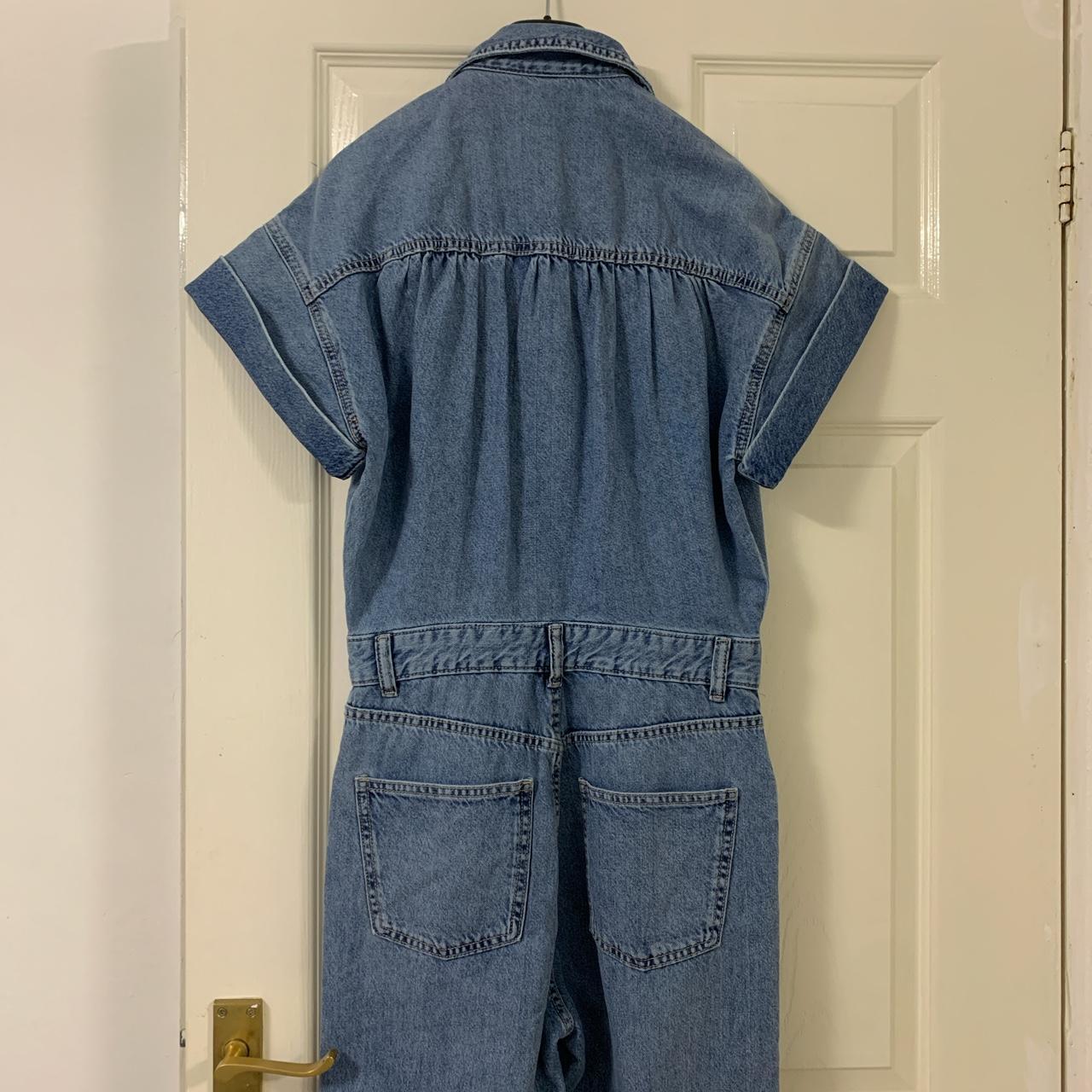 Zara Women's Blue Jumpsuit Depop