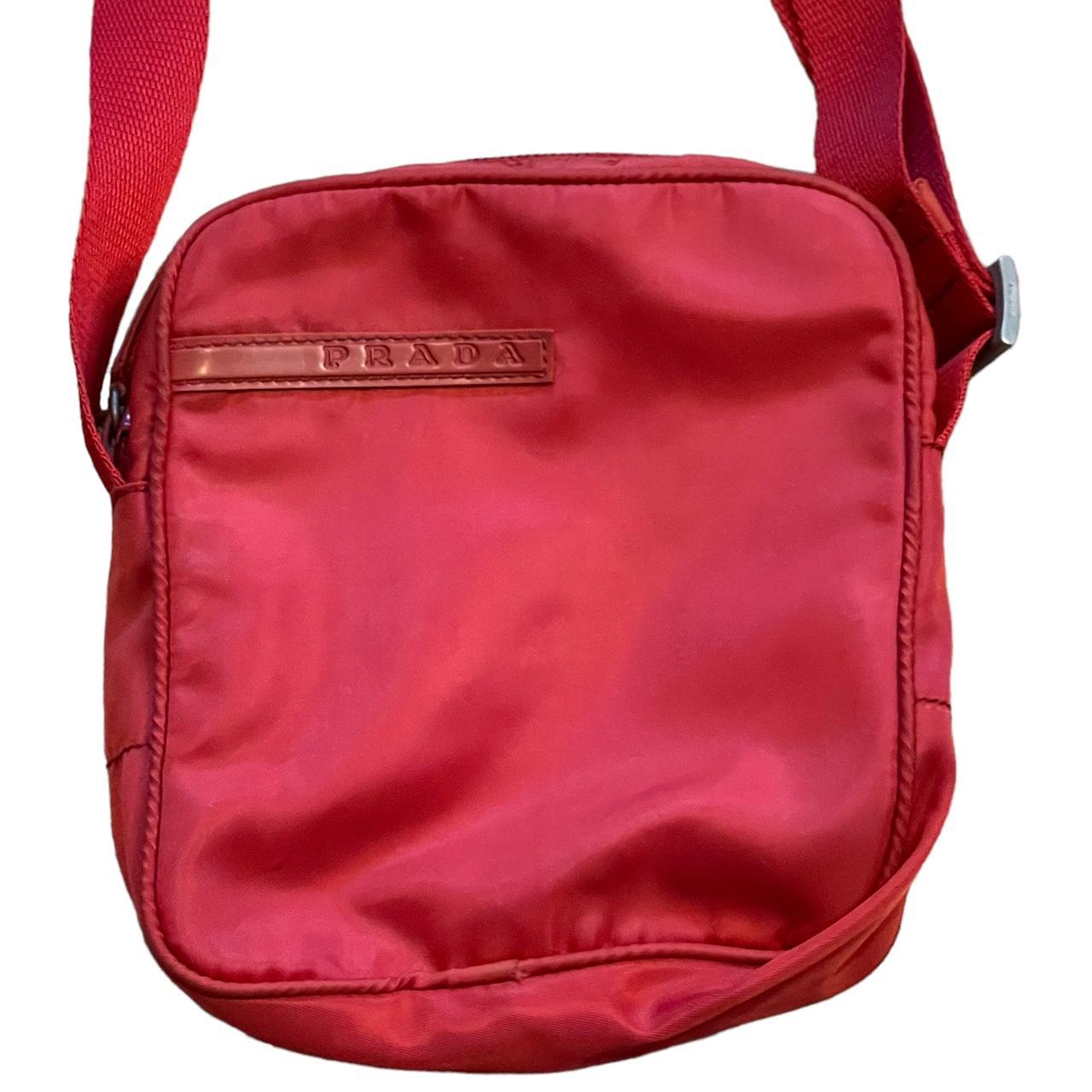 Prada sport messenger bag red Size One Size