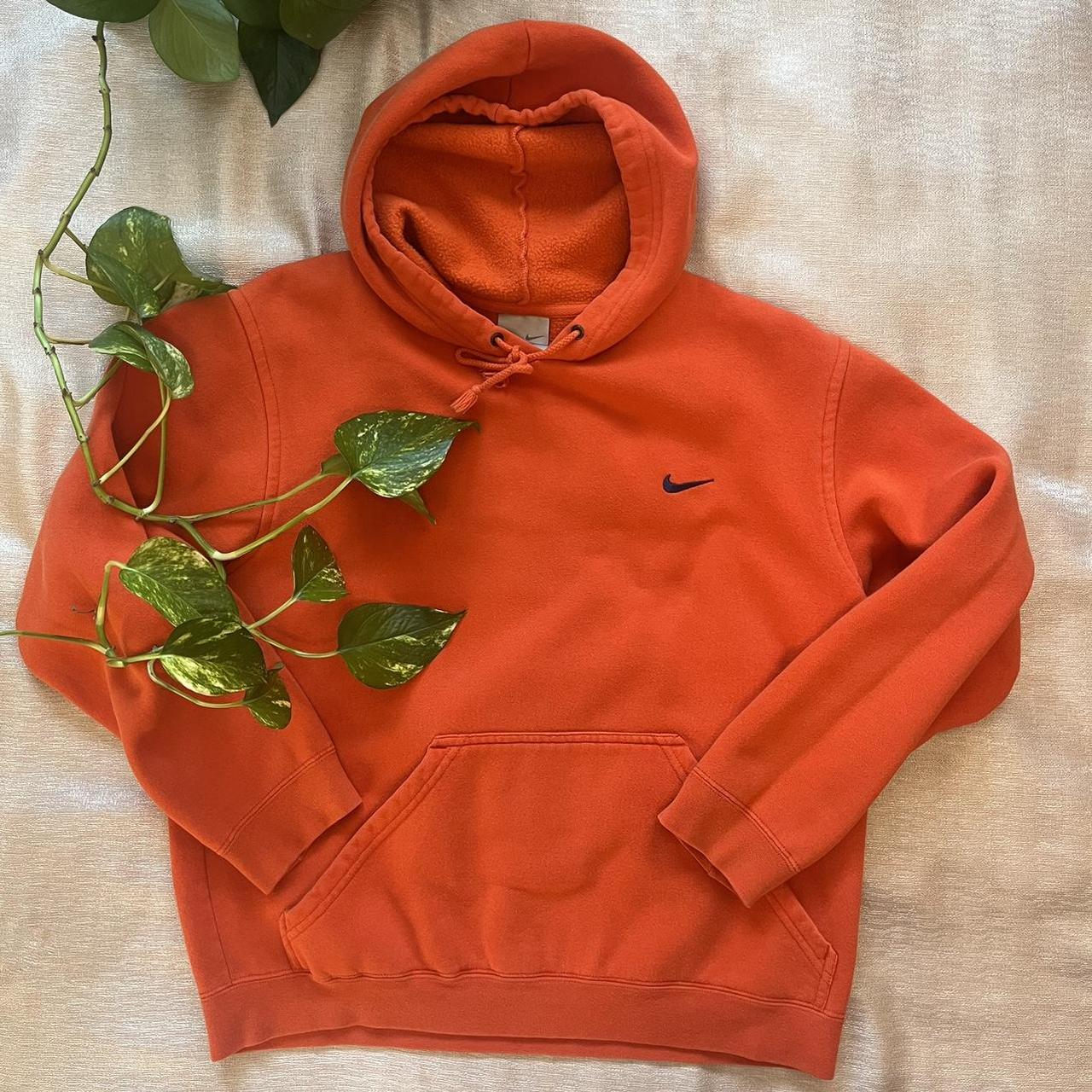 Bright orange nike hoodie on sale