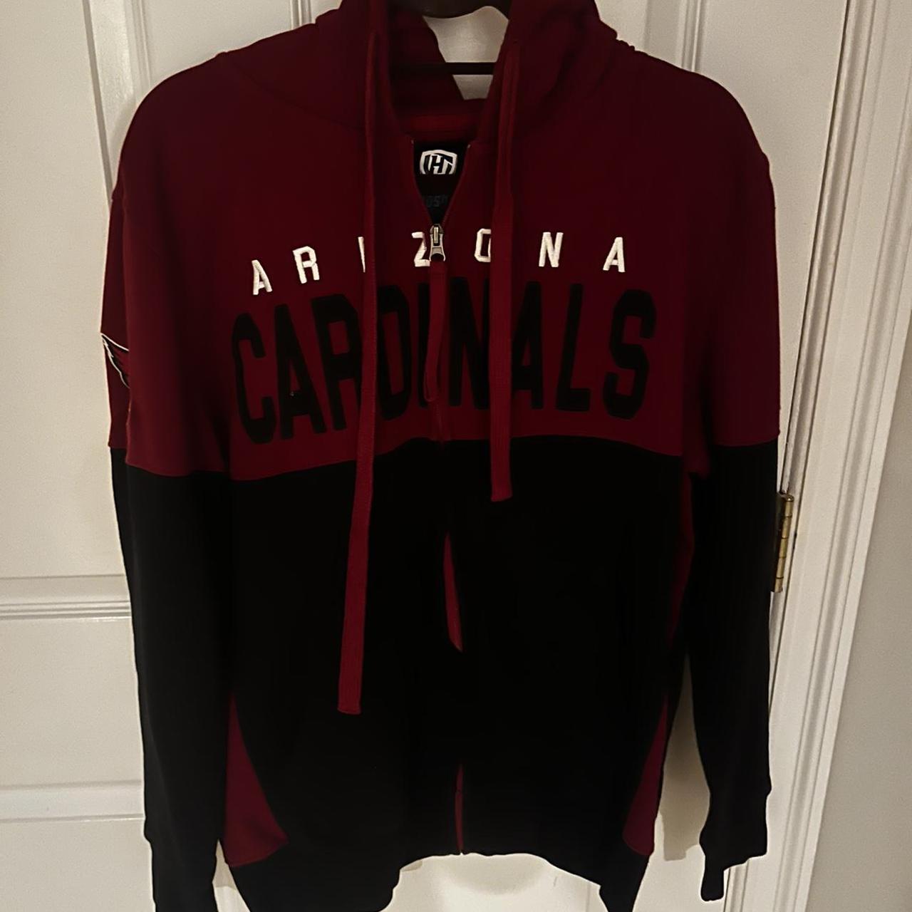 Arizona Cardinals zip-up hoodie Working zipper - Depop