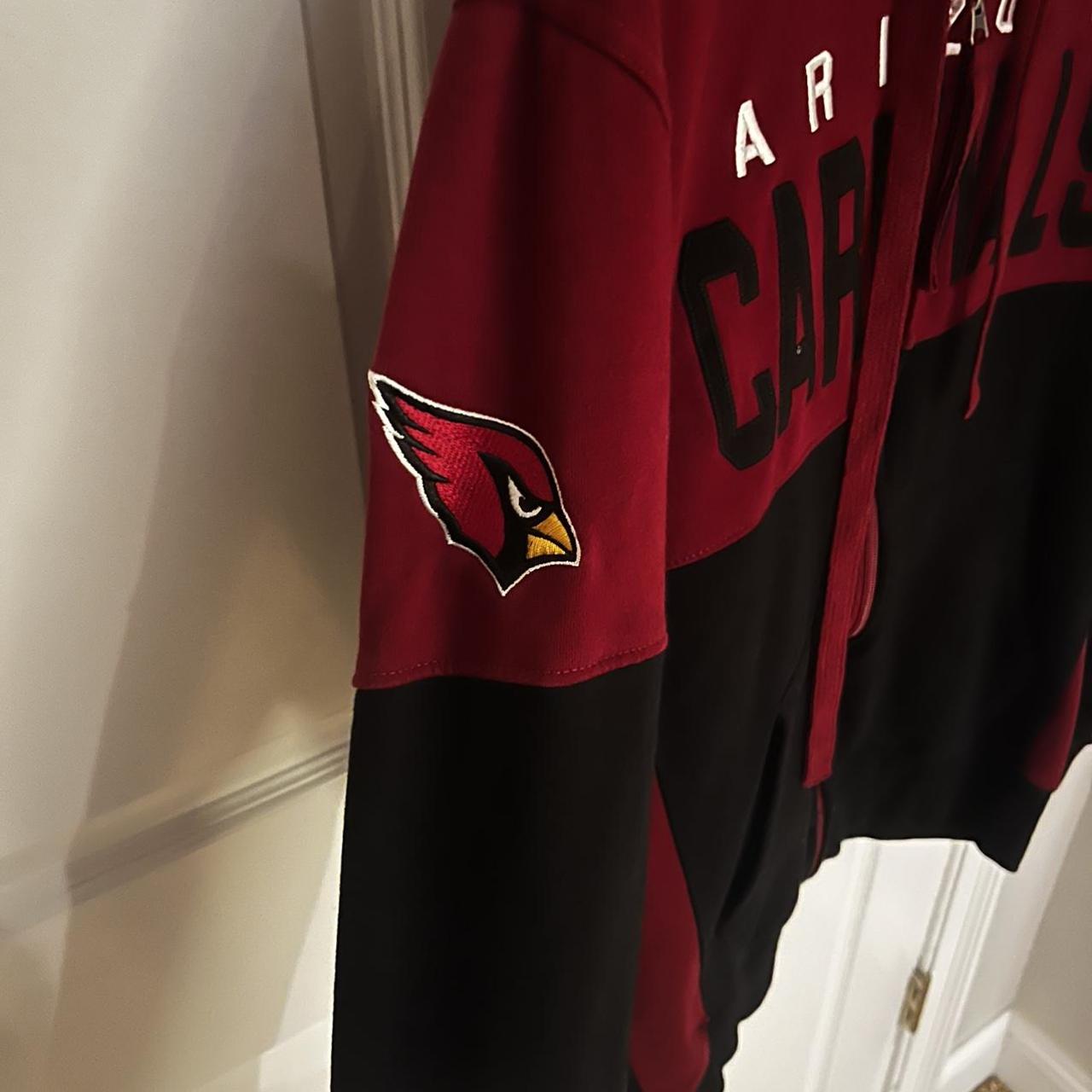 Arizona Cardinals zip-up hoodie Working zipper - Depop