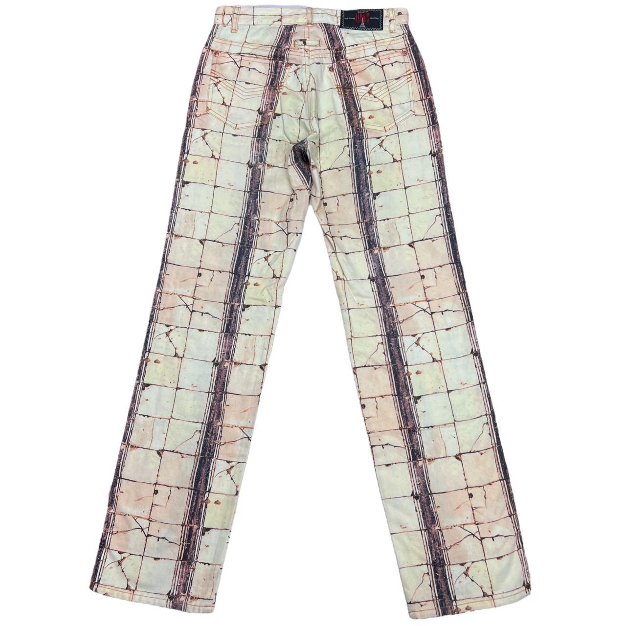 Gaultier Jeans Women's Cream and Black Jeans