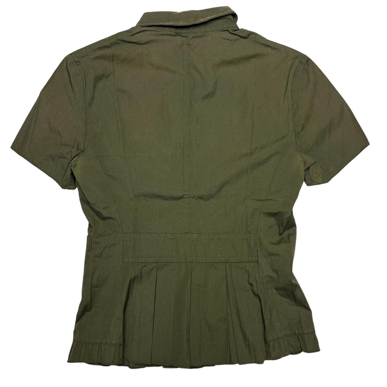 Miu Miu Women's Khaki and Green Blouse (3)