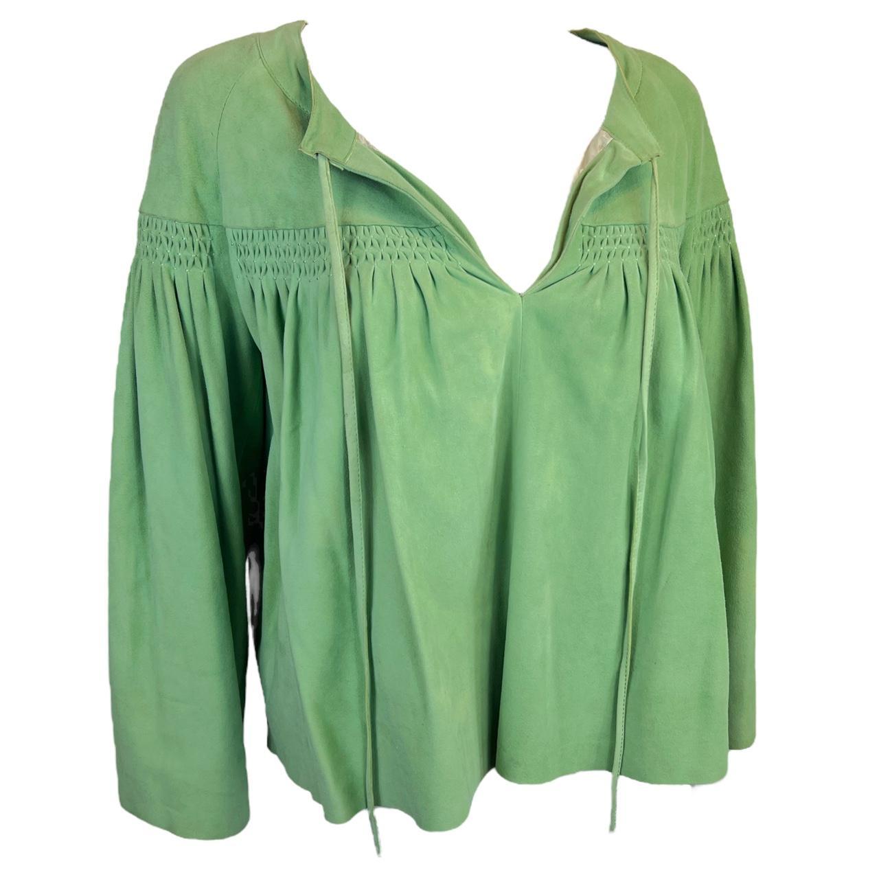 Loewe green discount blouse