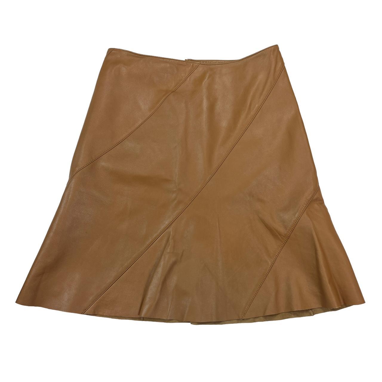 Burberry leather zip skirt best sale