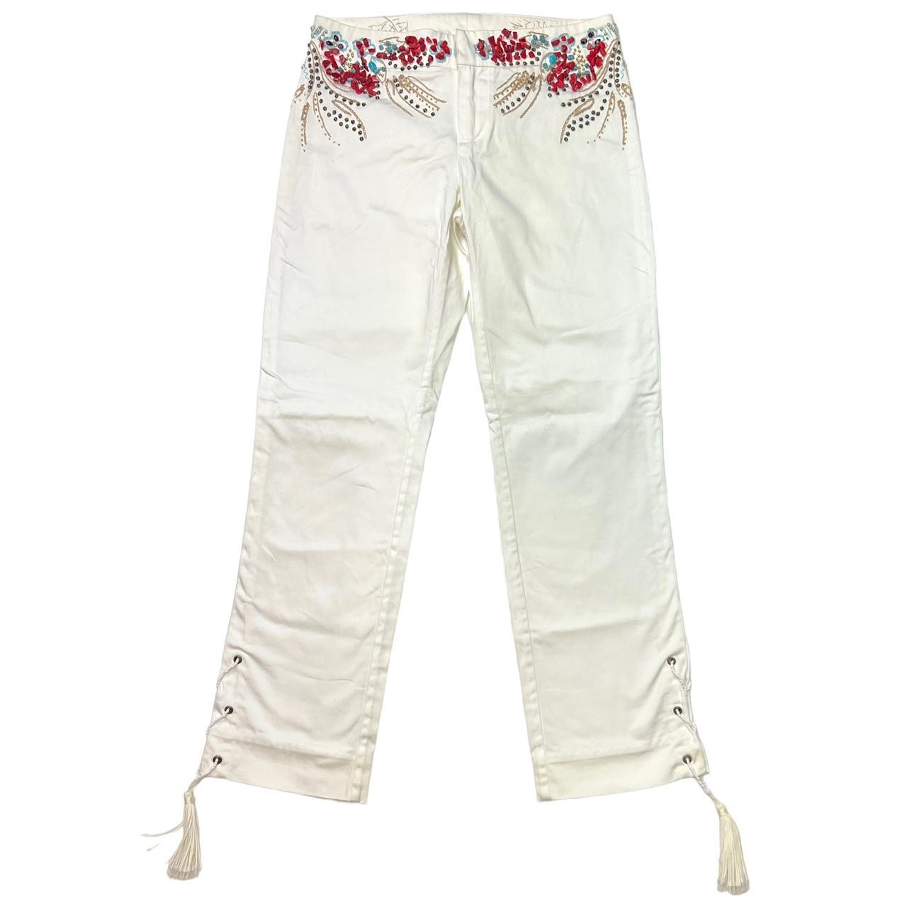 Embellished Capri Pants