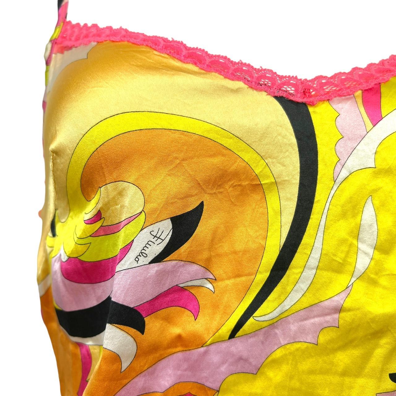 Emilio Pucci Women's Pink and Yellow Vest (3)