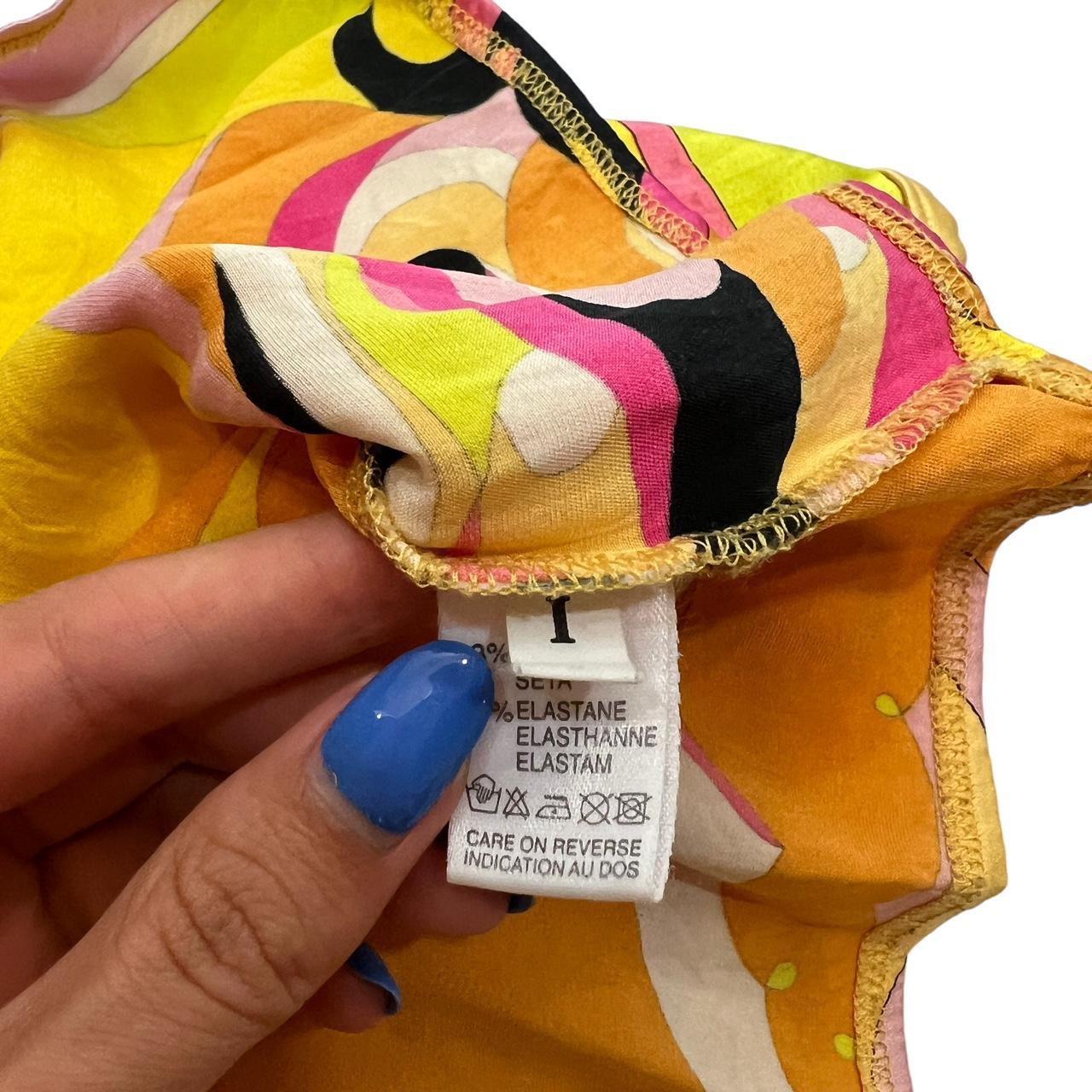 Emilio Pucci Women's Pink and Yellow Vest (6)