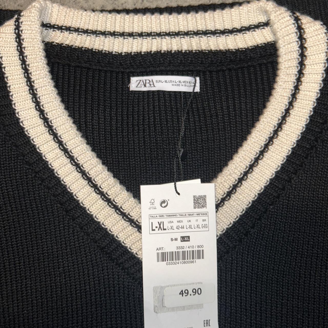 L/XL Zara Men’s Knit Sweater Never worn tags on. - Depop