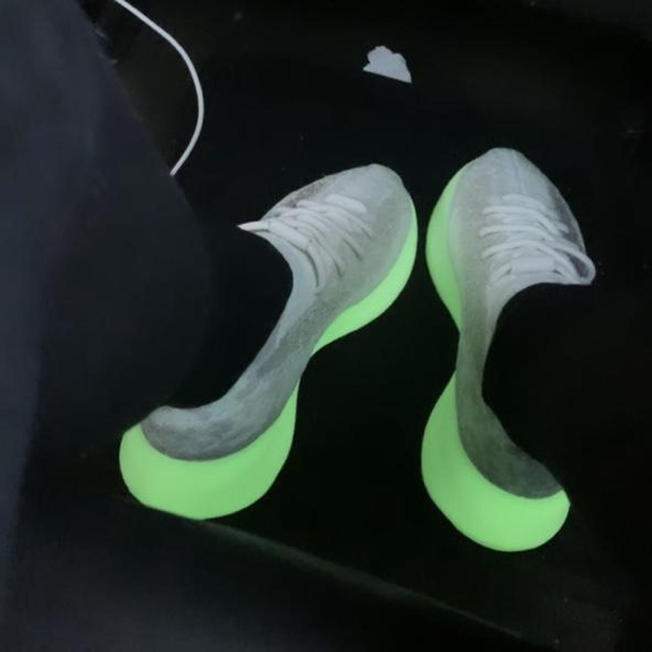 Shoes Glow In The Dark 350 3m Reflective Upper Mesh Yeezy Black