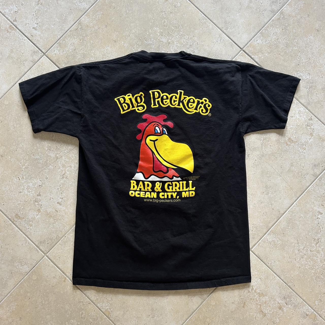 Big Peckers Bar And Grill T Shirt Size L Excellent Depop