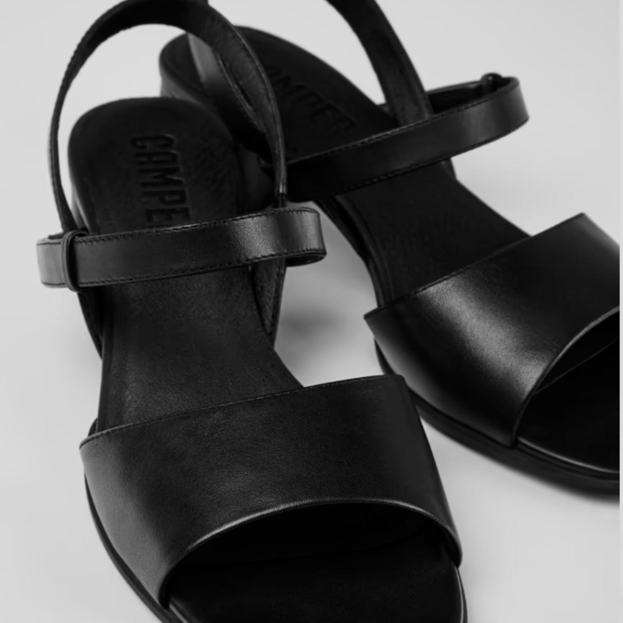 Camper Women's Black Sandals Depop