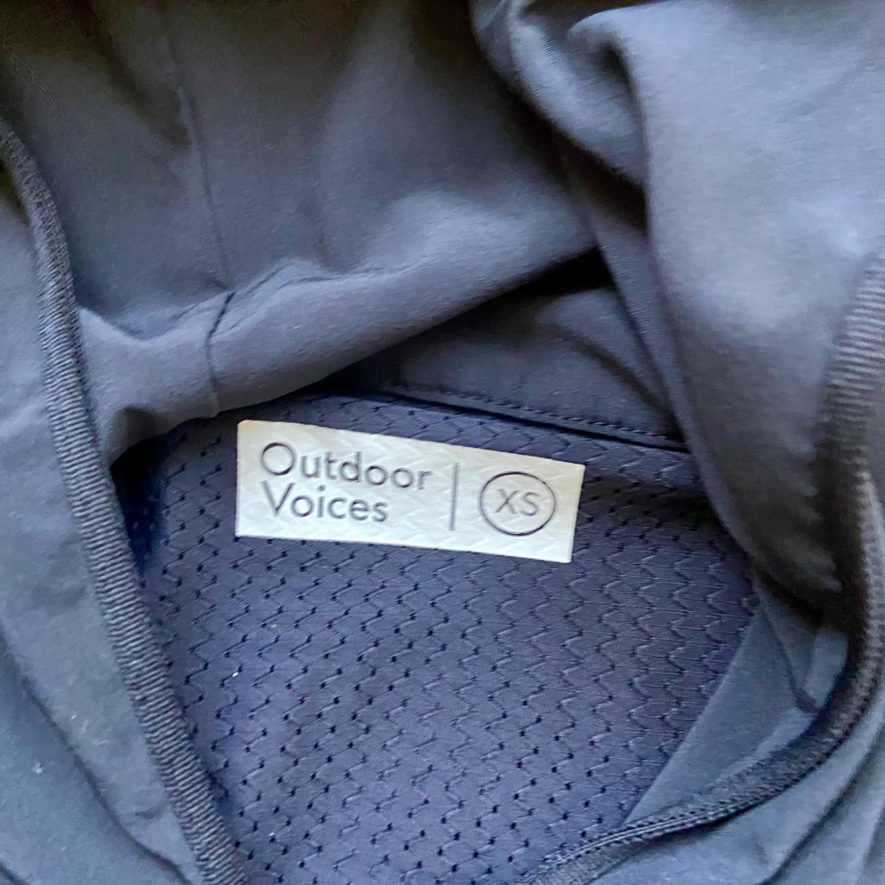 Outdoor Voices Black Slipstream Jacket size