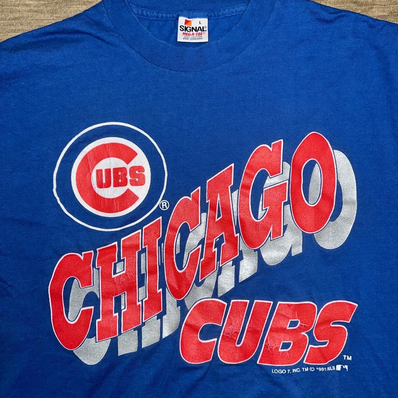 Mens 1991 Chicago Cubs Shirt Size Large Single - Depop